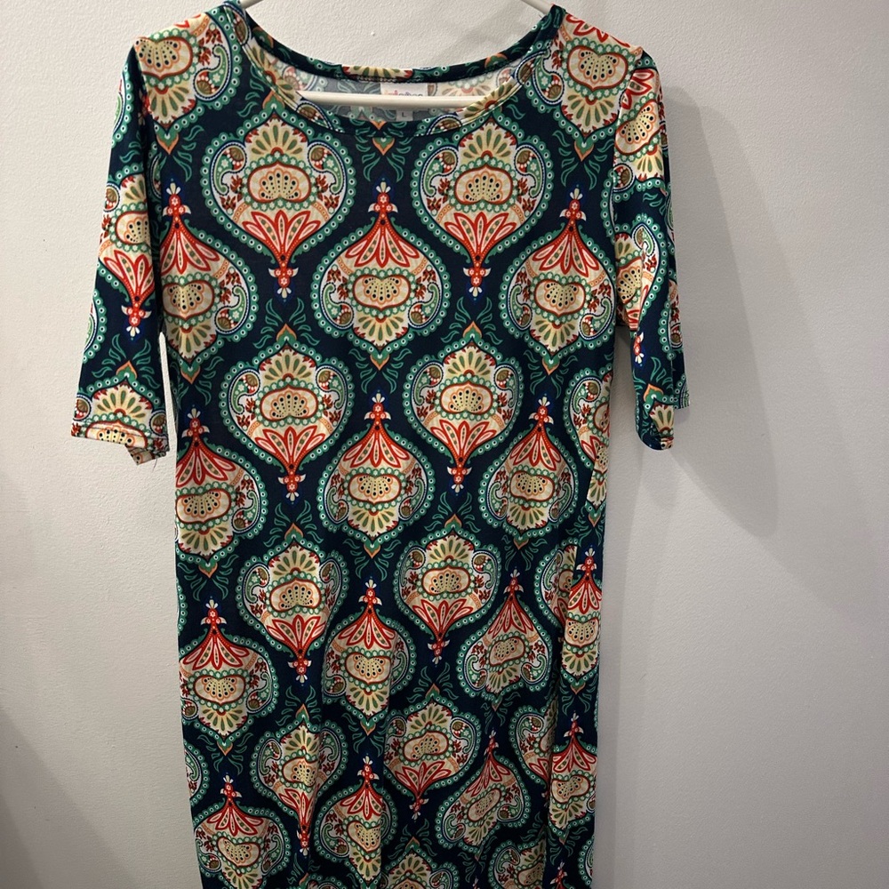 LuLaRoe Multicolor Paisley Dress
